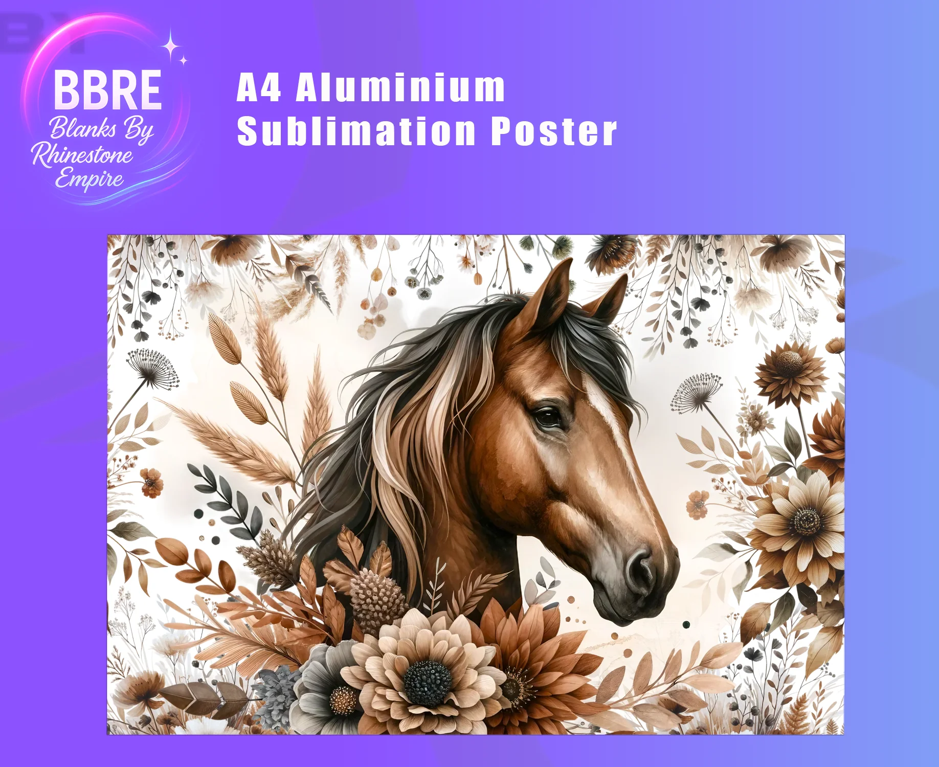 2 Sublimation Horizontal Poster