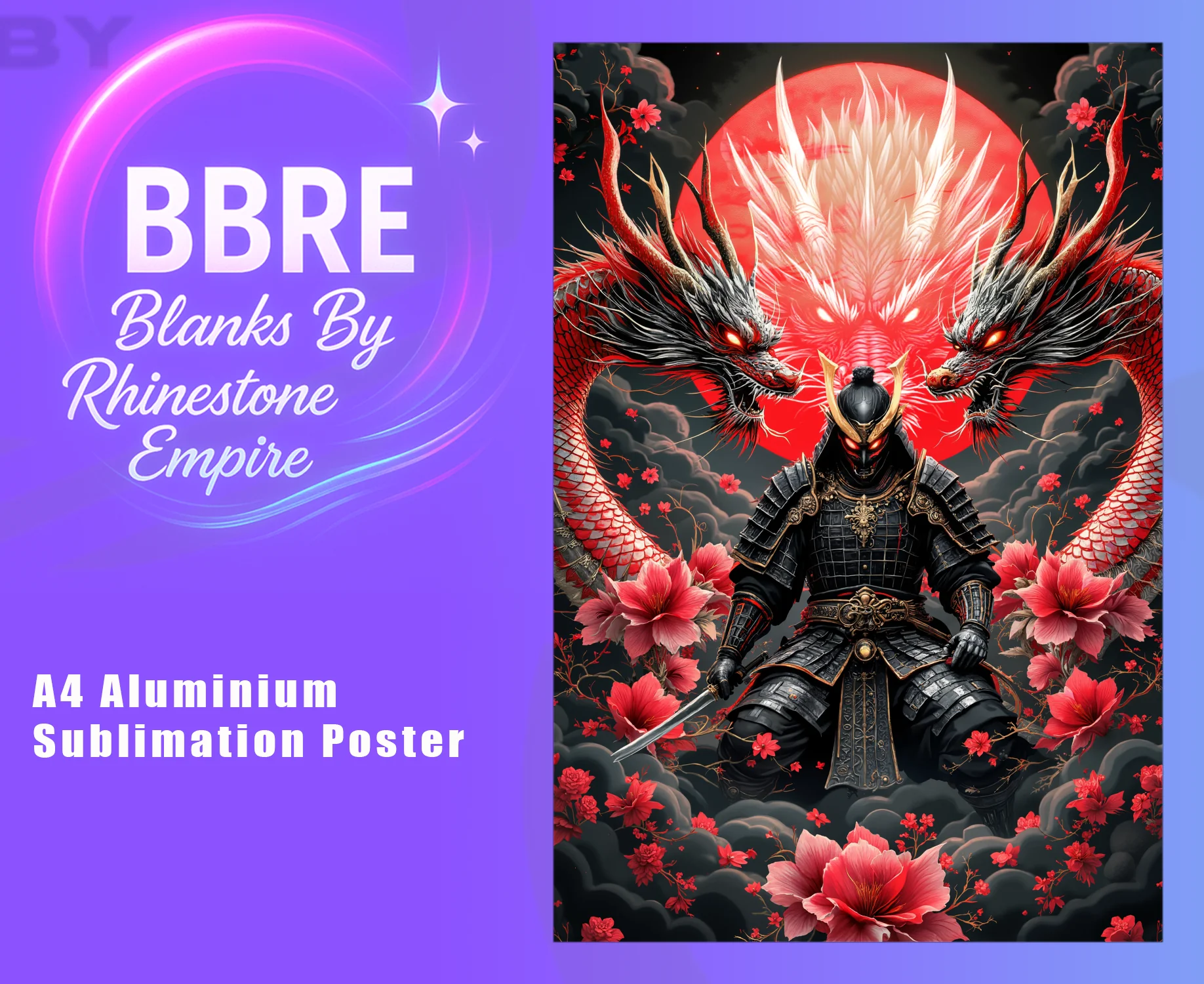 2 Sublimation Vertical Poster