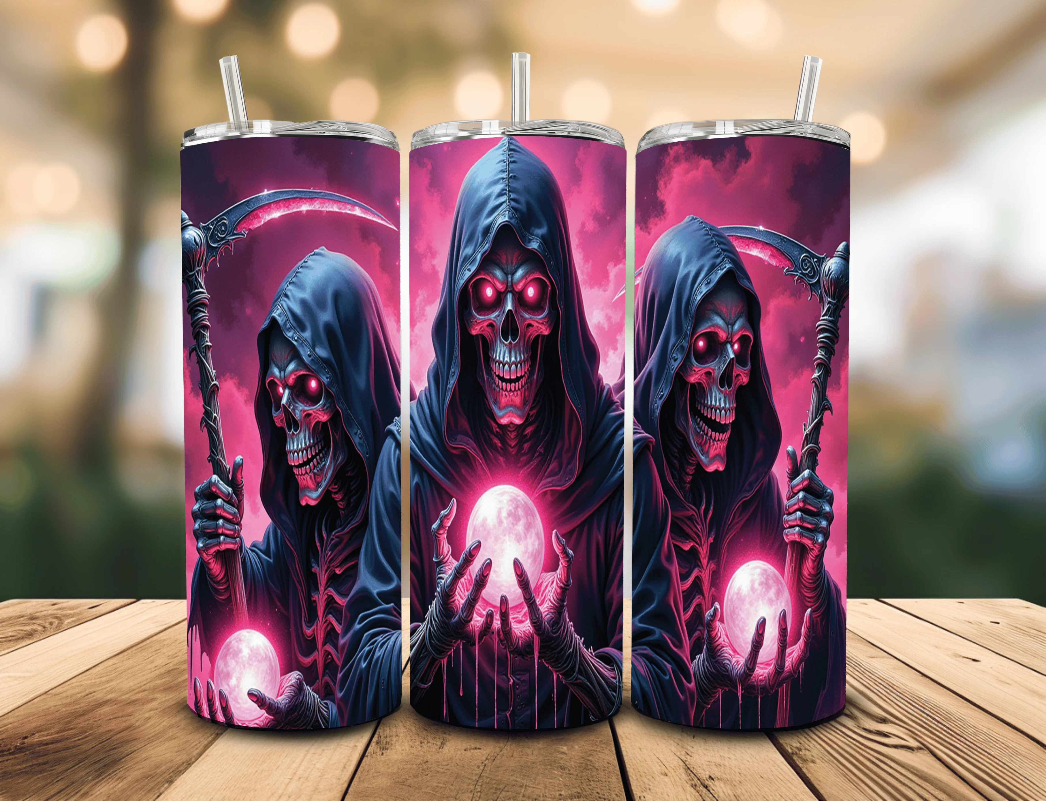 3 Grim Reapers  20 oz Insulated Tumbler