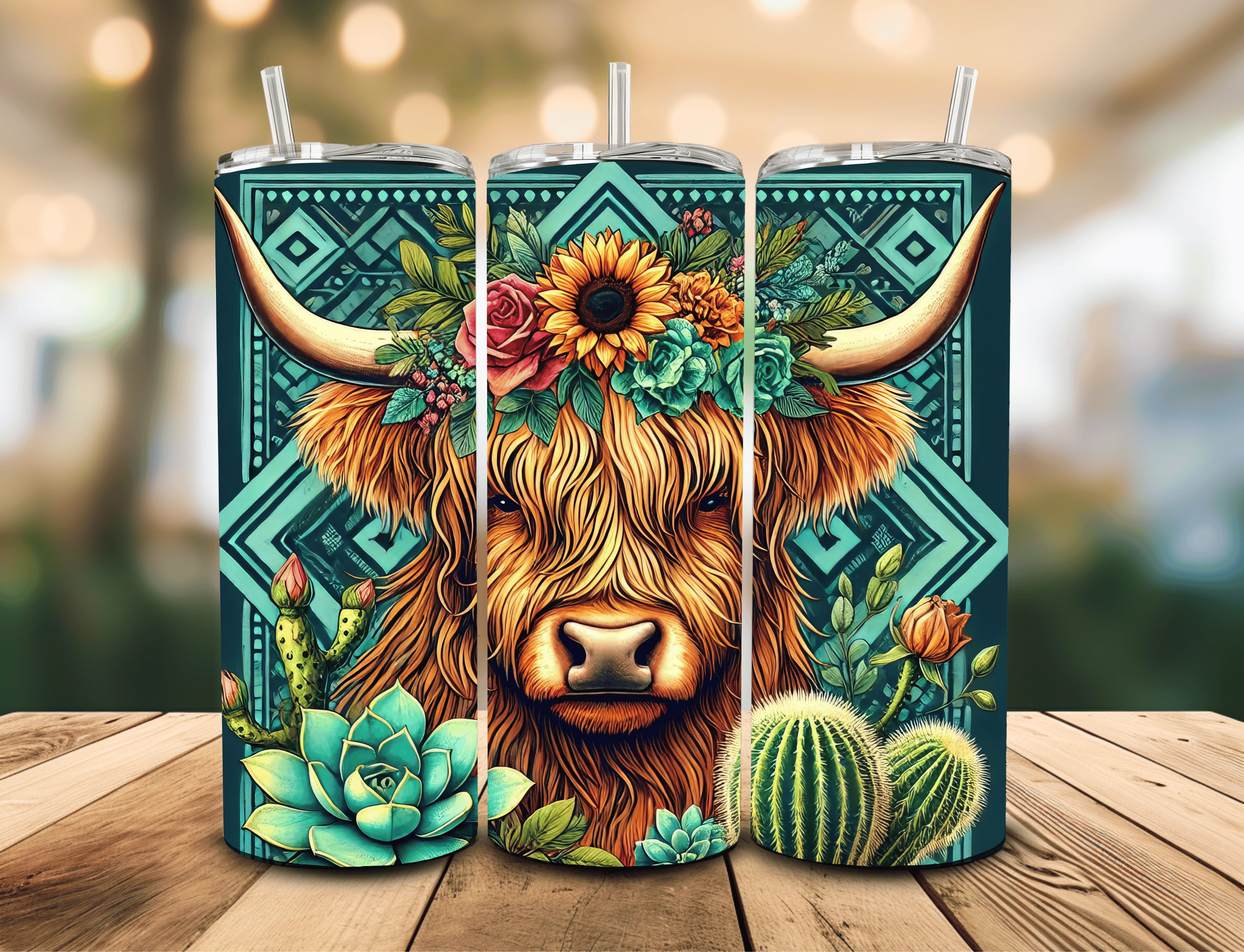 Cute Cow 20 oz Insulated Tumbler Multible Design Options - Image 16