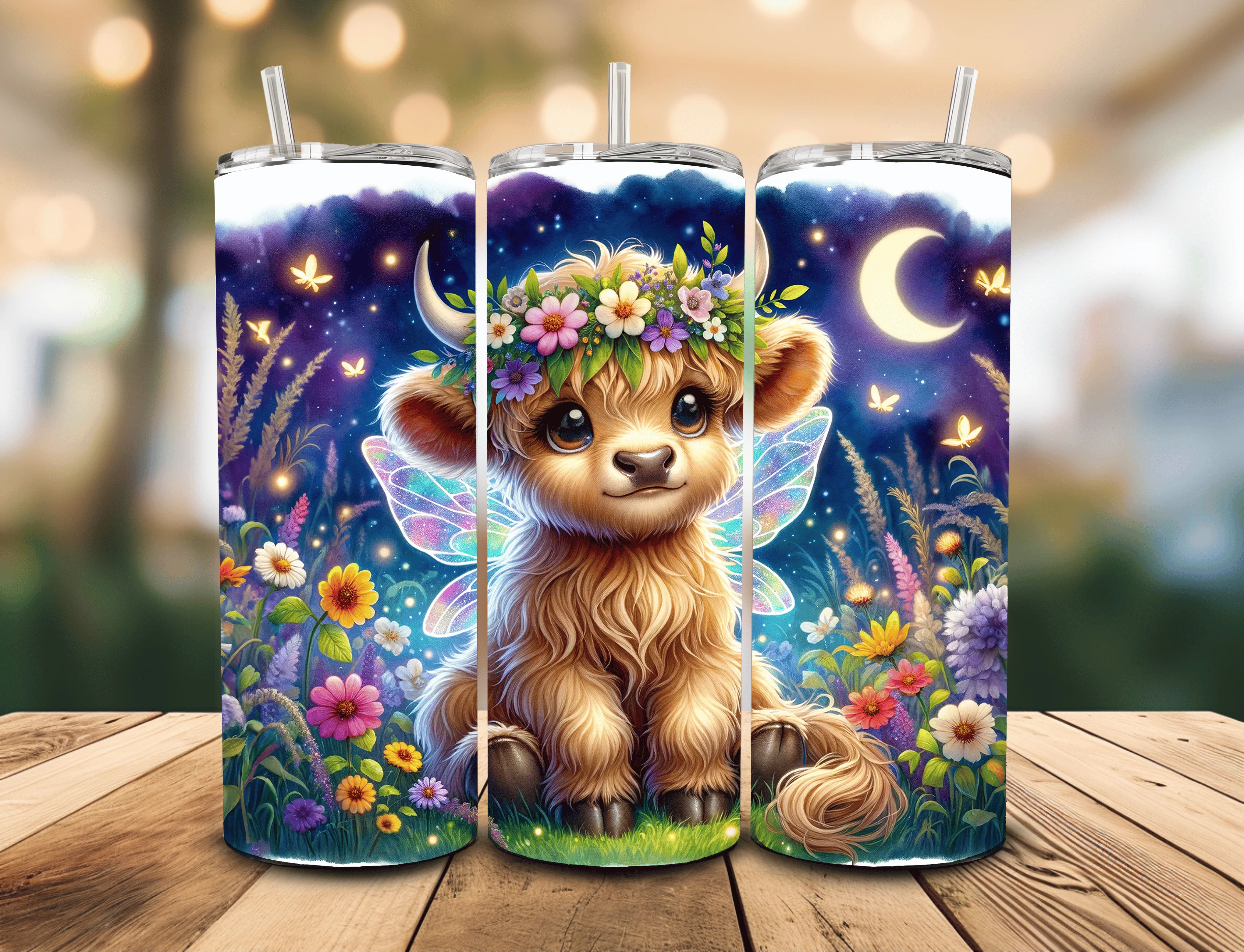 Cute Cow 20 oz Insulated Tumbler Multible Design Options - Image 8