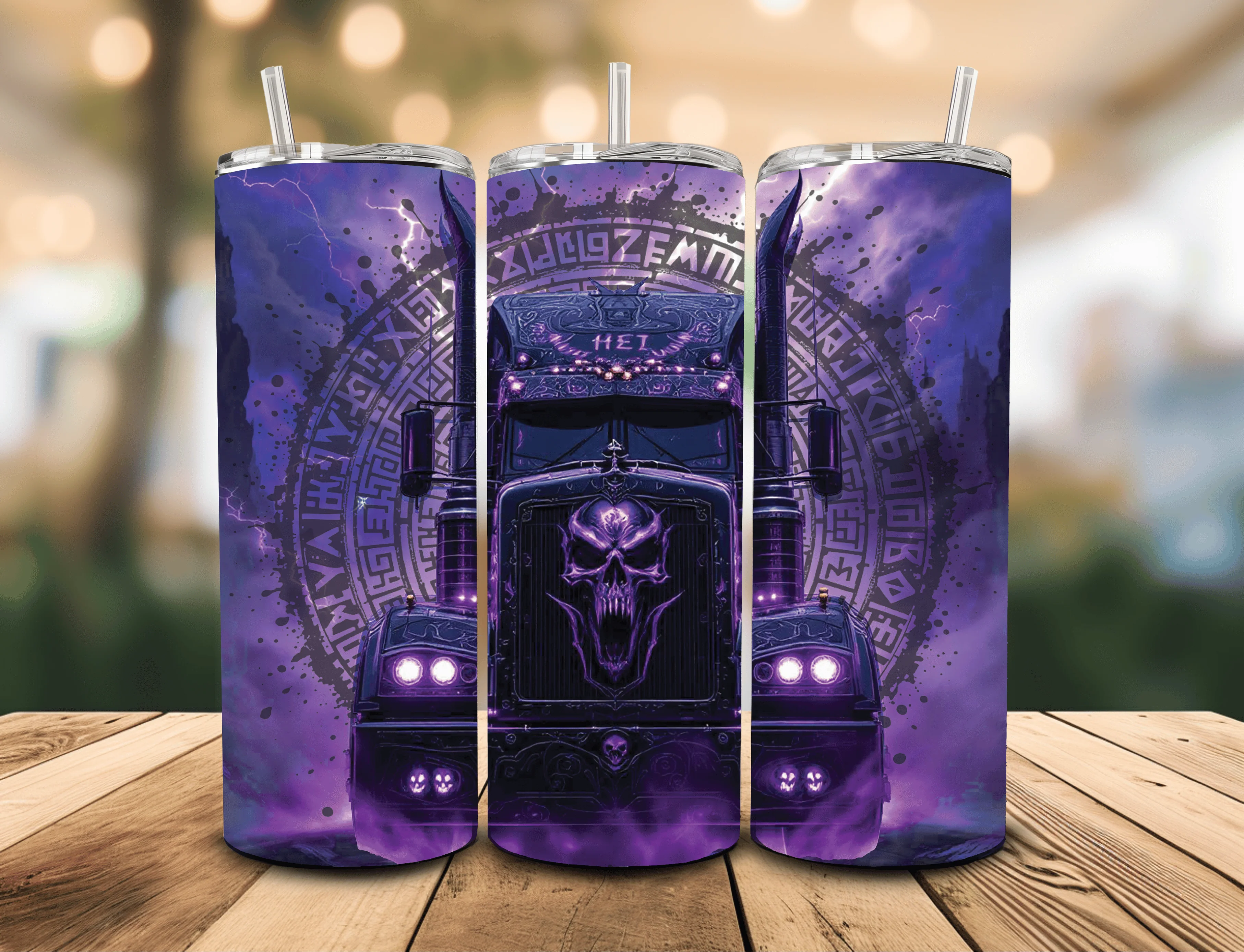 Purple Truck 20 oz Insulated Tumbler